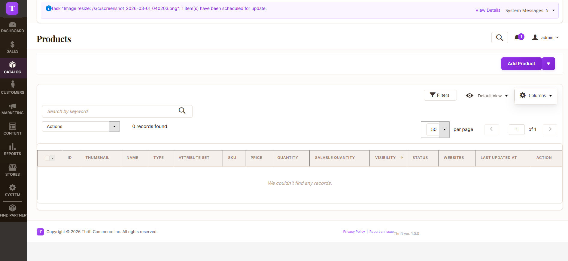 Thrift Commerce — Product Catalog